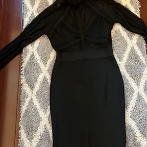 Bandage black dress